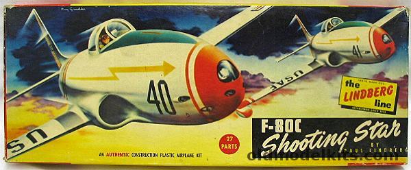 Lindberg 1/48 F-80C Shooting Star - (P-80), 500-98 plastic model kit